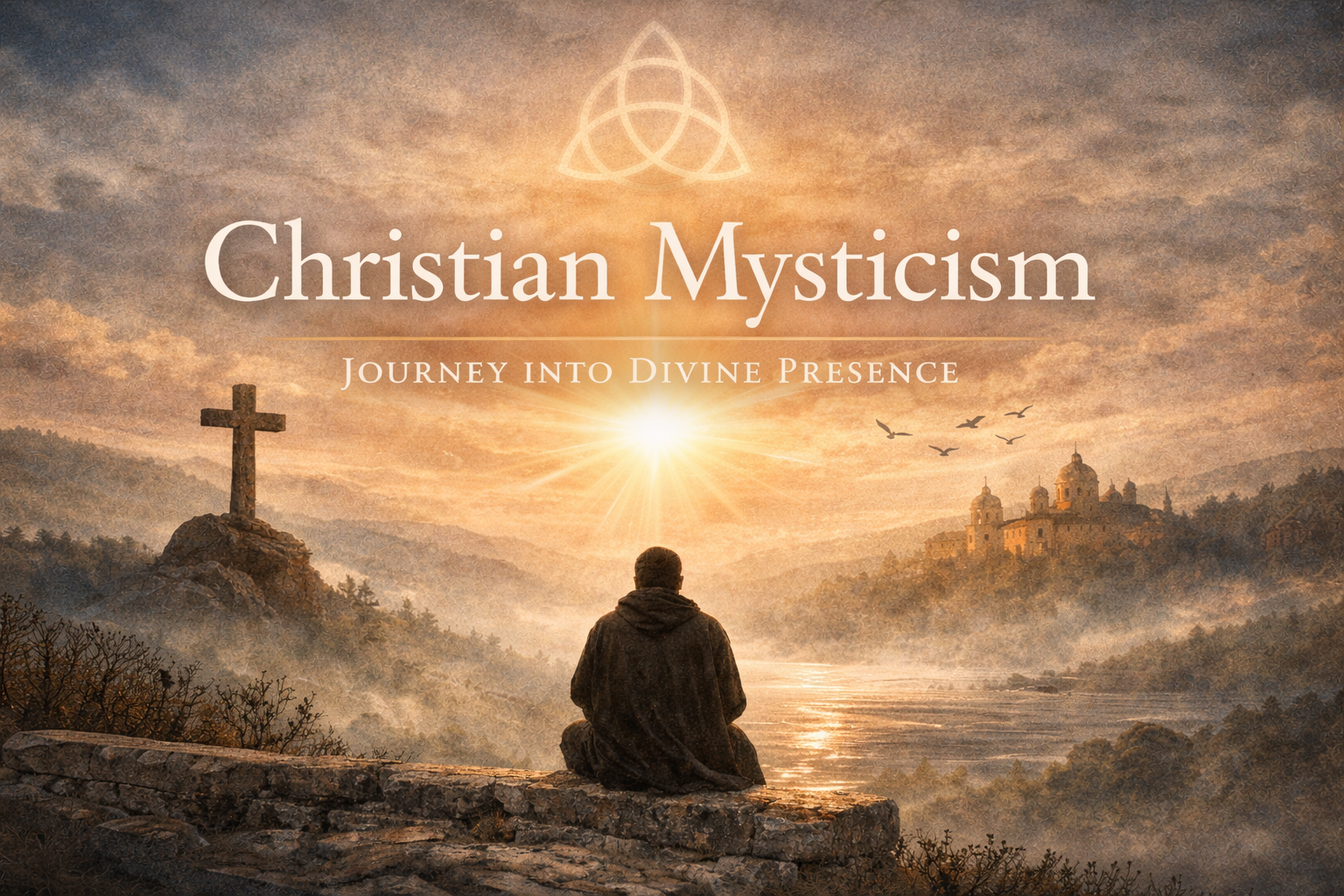a representation of Christian mysticism, illustrating the pursuit of a deeper connection with God