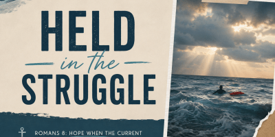 Held in the Struggle – Romans 8 and hope when the current is stronger than you are