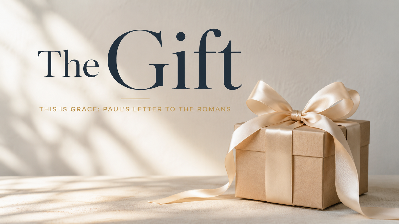 Picture of a wrapped gift.