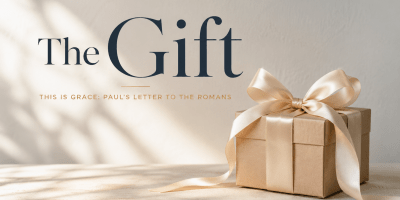 Picture of a wrapped gift.