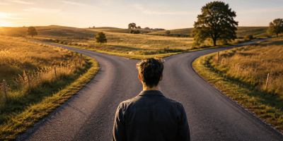 A contemplative path representing faith, religious pluralism, and the decision to follow Jesus